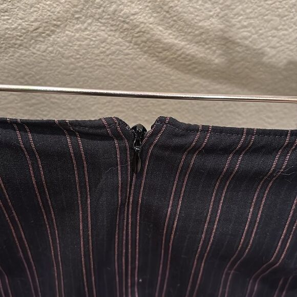Caslon womans Navy blue and pink striped skirt - Picture 8 of 10